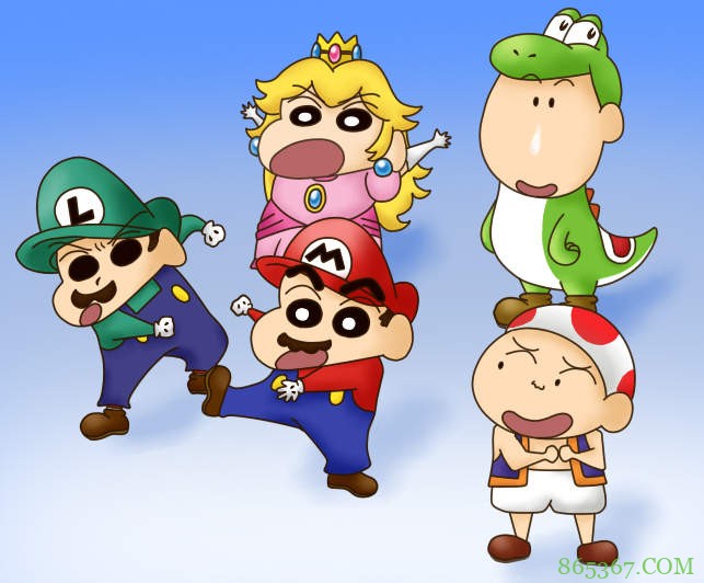 蜡笔小新画风的动漫作品 小新Cosplay柯南超可爱