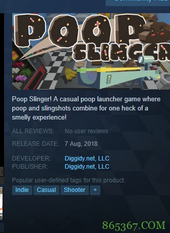 最限量版游戏《Poop Slinger》 美式恶搞游戏意外身价暴涨