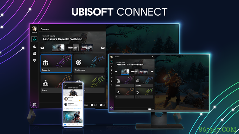 育碧推出Ubisoft Connect新时代跨平台界面 新型游玩提升玩家体验