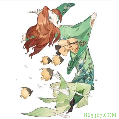 当迪士尼公主换上和服，贝儿换上黄杉，艾莎女王居然穿青衣？