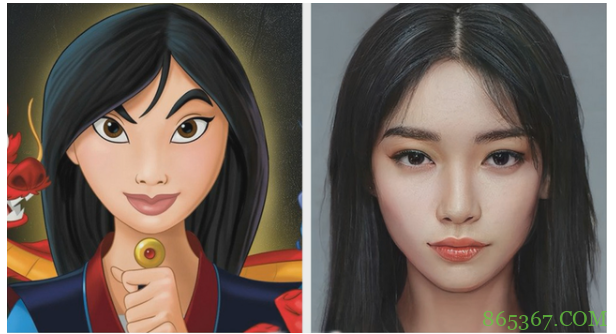 迪士尼公主变真人版，灰姑娘眼睛好看，艾莎女王表情俏皮