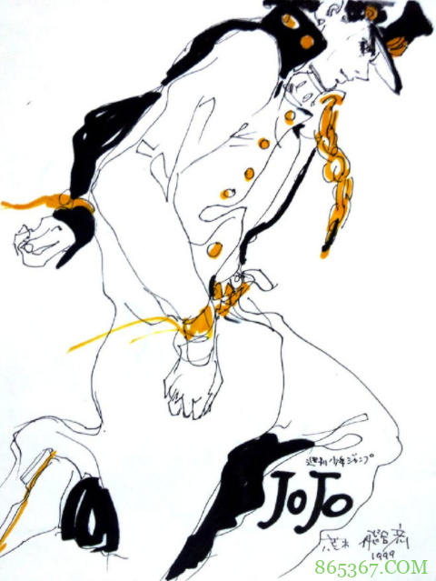 为啥网友画的JOJO风角色经常被吐槽？看看原作者画的就知道了