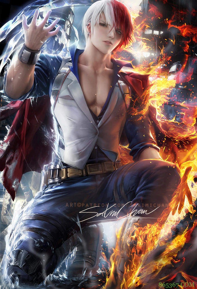 《我的英雄学院剧场版：2人的英雄》腐味插图新图 角色画风成熟又性感