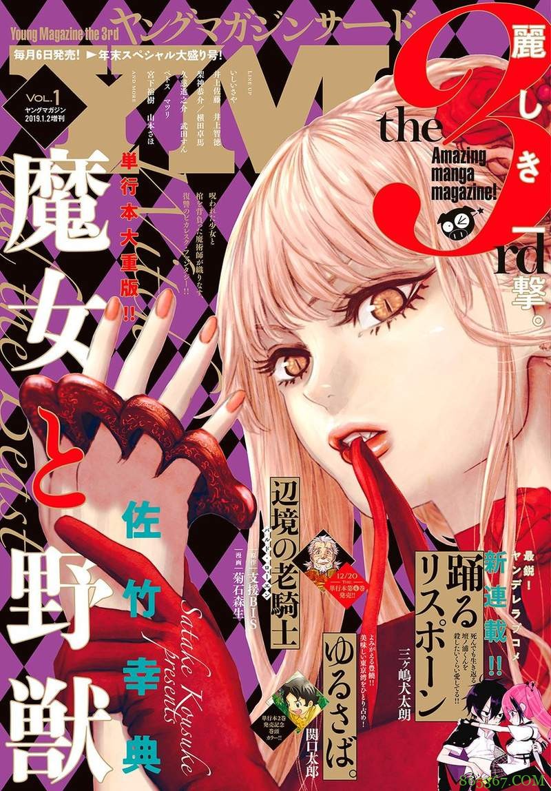 奇幻漫画《魔女与野兽》 反差萌少女基德“凶神恶煞”