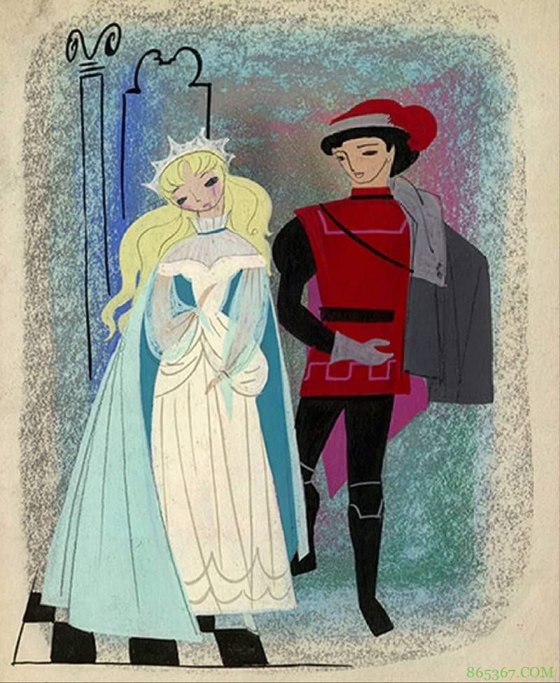 迪士尼角色草图还原 迪士尼公主王子与现代不一样