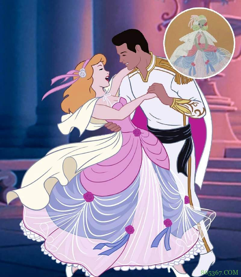 迪士尼角色草图还原 迪士尼公主王子与现代不一样