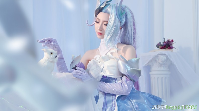 cos:英雄联盟水晶玫瑰婕拉cos正片@阿井,英雄我来辅助你