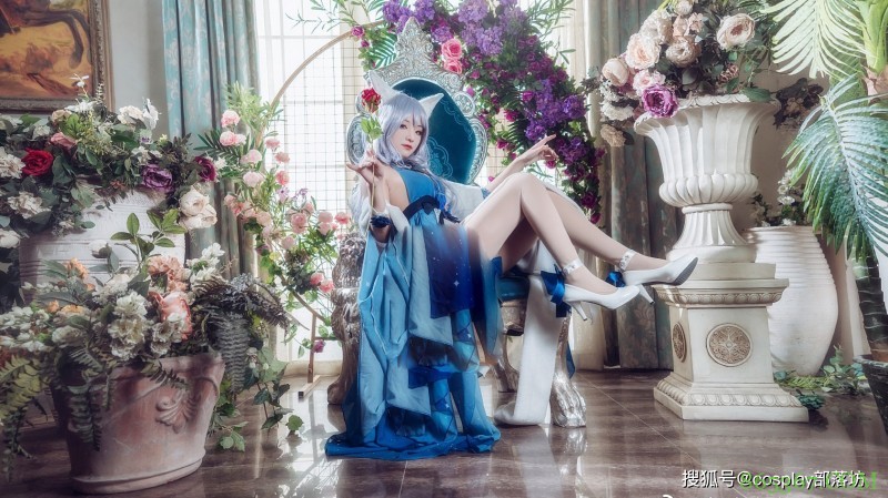 cos：碧蓝航线信浓礼服cos正片@魔法少女