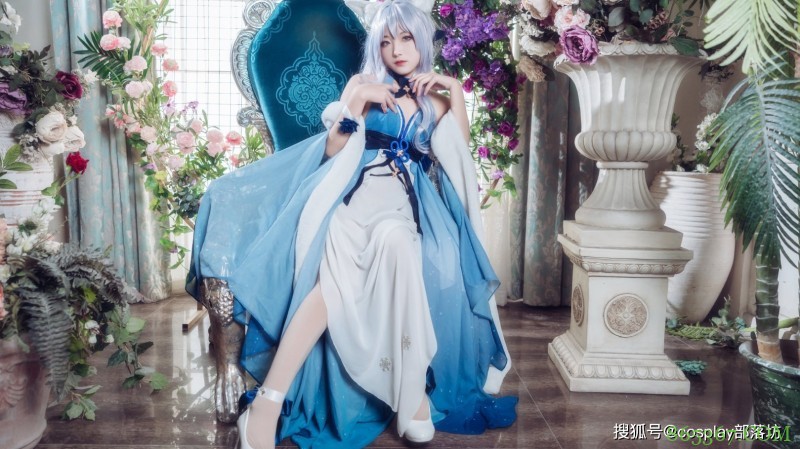 cos：碧蓝航线信浓礼服cos正片@魔法少女