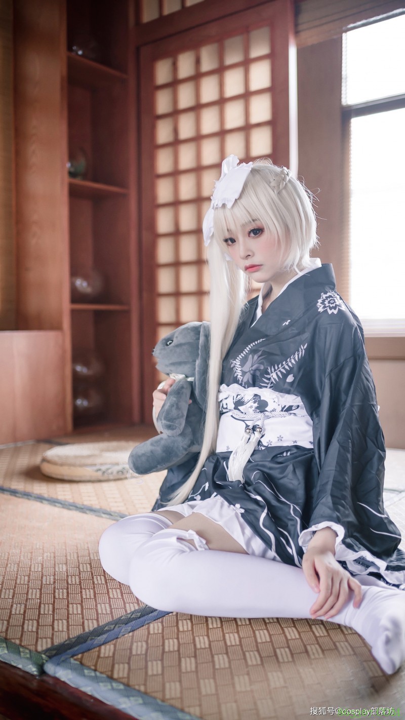 cos：和服穹妹cos正片@喵喵子，​要一直一直跟穹在一起哦