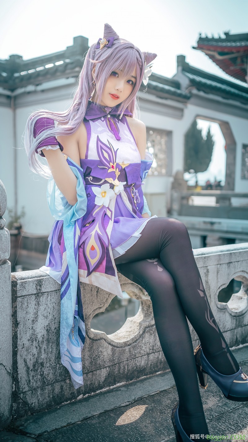 cos:原神刻晴cos正片@李若雨,我是刻晴,璃月七星中的『玉衡』