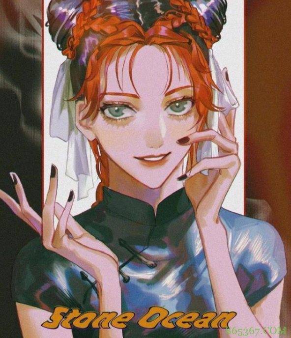 JOJO第6部动画还没来，看看徐伦美图过干瘾，JK旗袍都好看