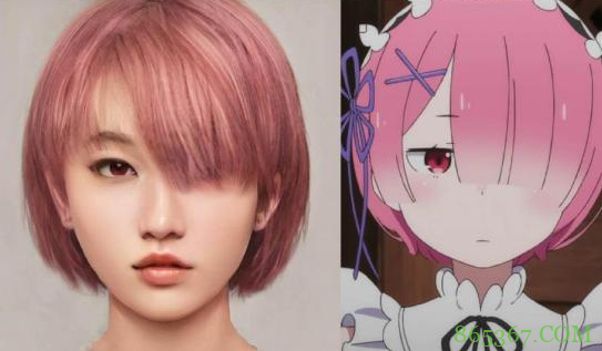 网友分享从零开始真人版,我感觉挺丑的,有点毁动漫