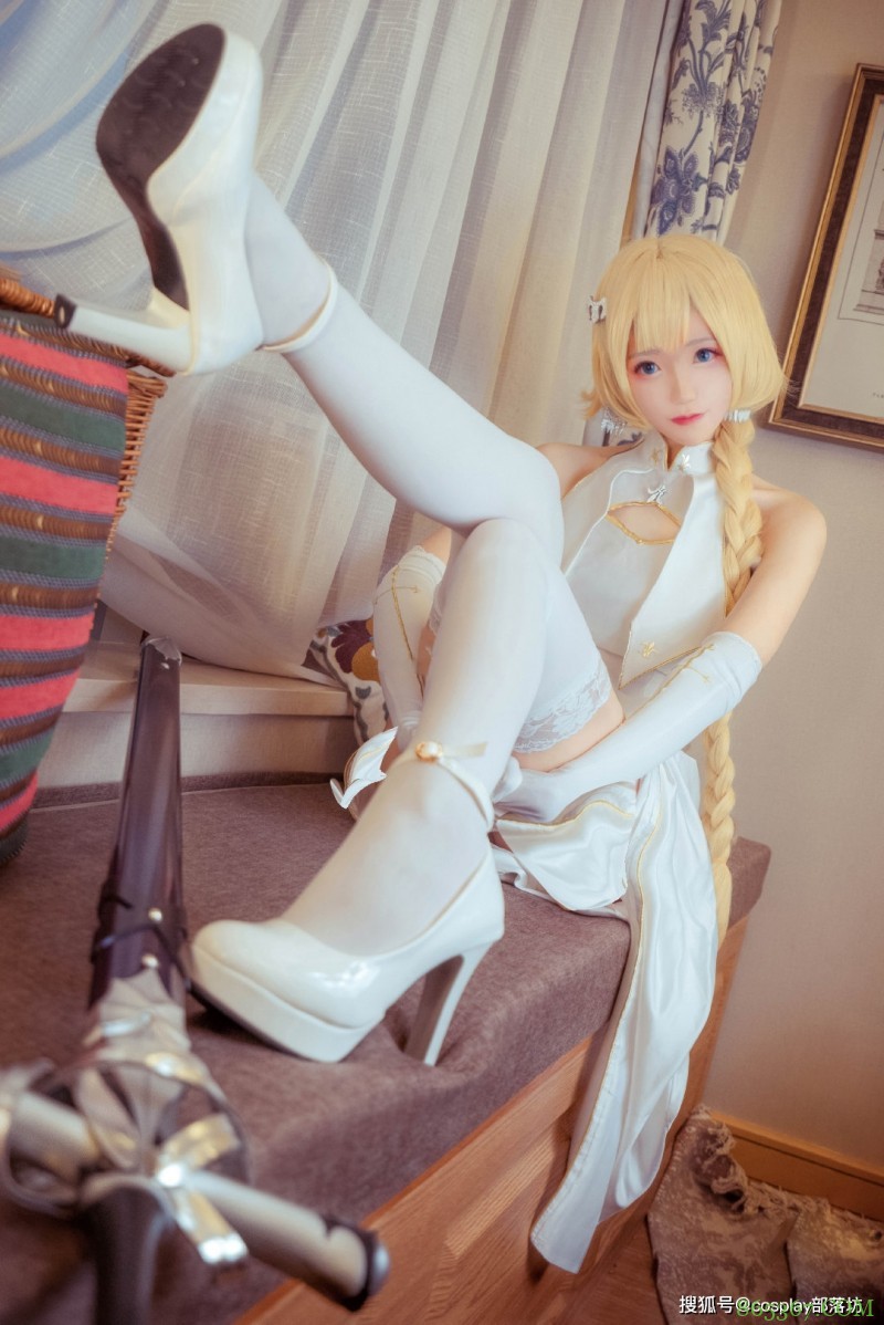 cos:旗袍贞德同人cos正片@然理理