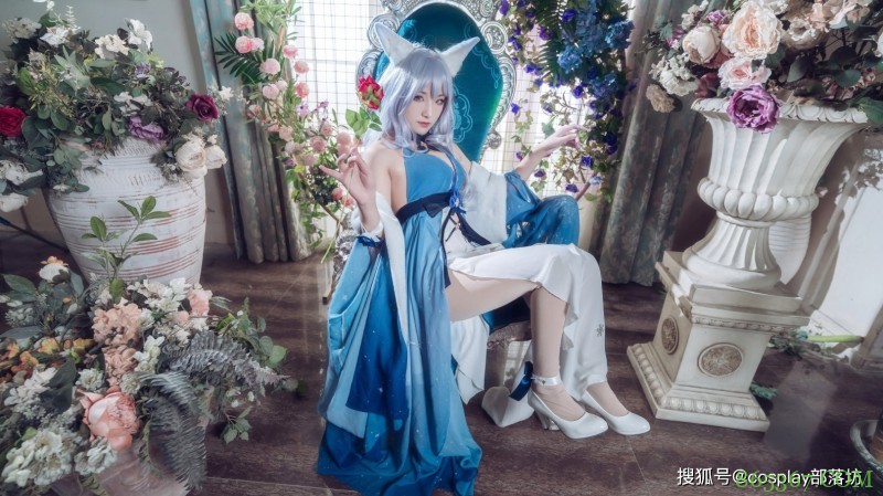 cos：碧蓝航线信浓礼服cos正片@魔法少女