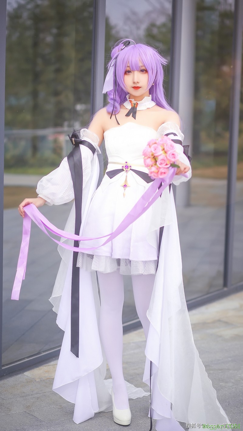 cos:碧蓝航线独角兽花嫁cos正片@弥呆