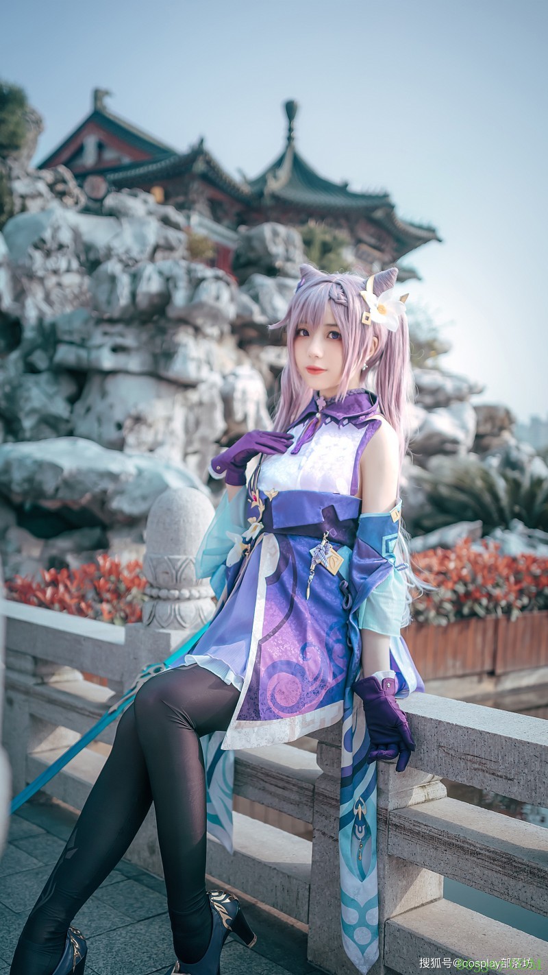 cos:原神刻晴cos正片@李若雨,我是刻晴,璃月七星中的『玉衡』