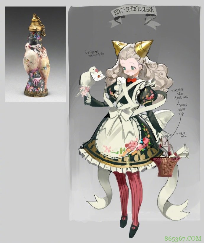 装饰摆件拟人化之后太好看了，首饰盒变成俏皮小姐姐