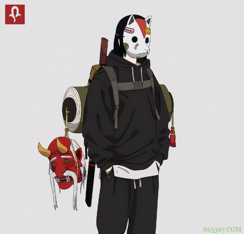 画师笔下的战斗少女，不仅有拿刀的连步枪都有，组队打妖怪可以啊