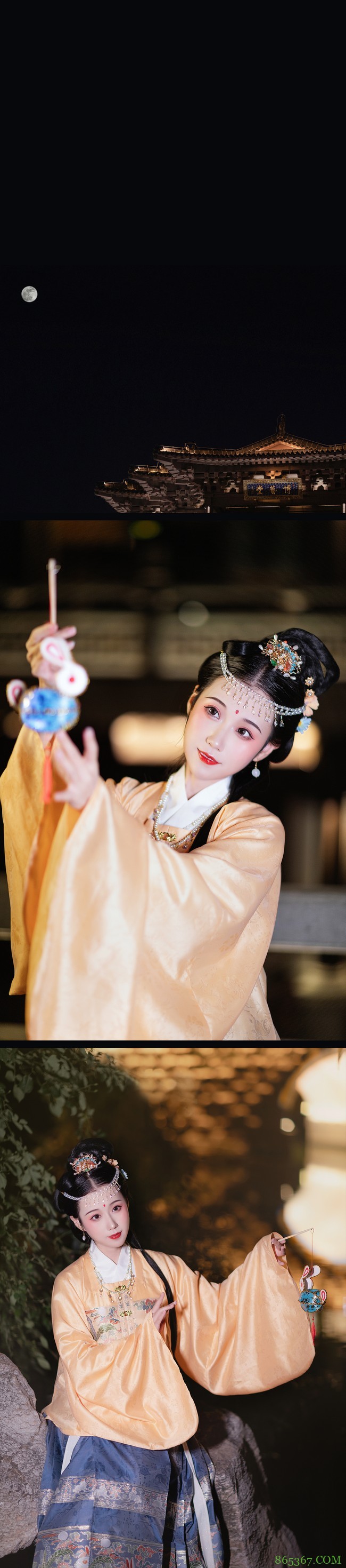 汉服穿搭: 不知天上宫阙,今夕是何年