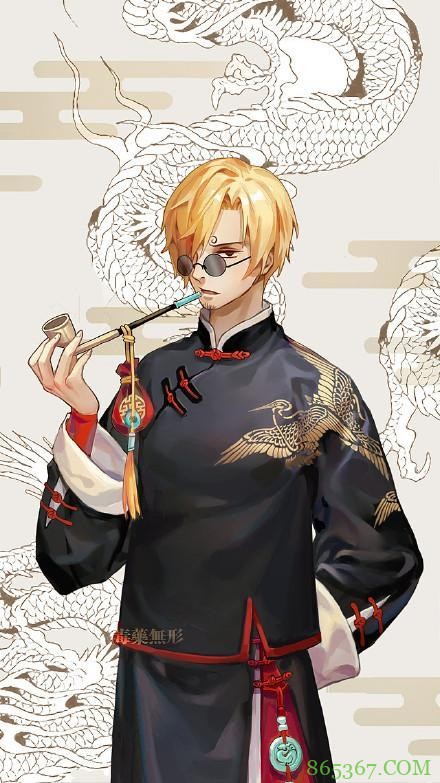 海贼王男神也走中国风,索大化身江湖侠客,路飞变身大当家