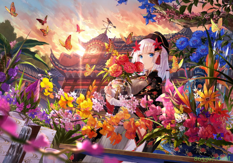 日本画师藤原宣布结婚，她的作品你多半见过，颜色太漂亮了