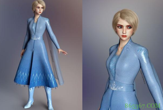 冰雪奇缘被人恶搞,取下口罩的艾莎太搞笑,戴上墨镜像女王