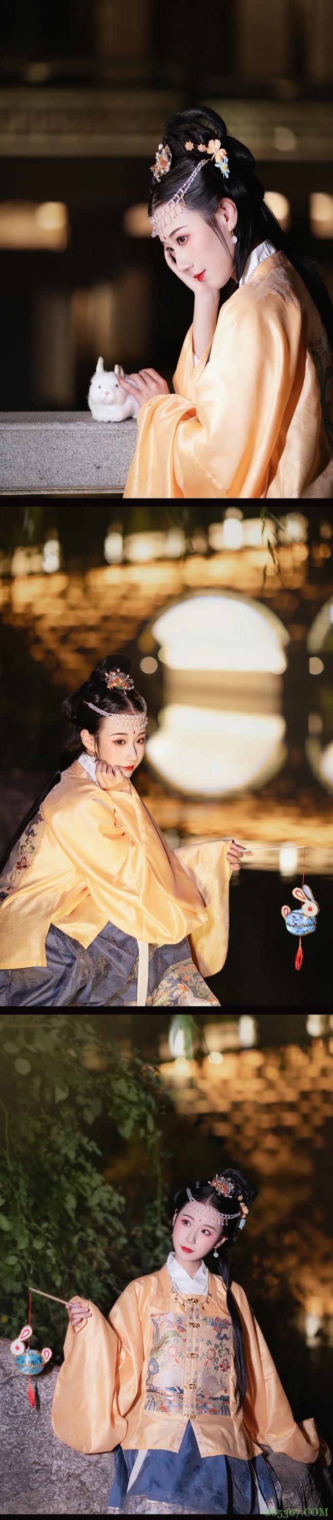 汉服穿搭: 不知天上宫阙,今夕是何年