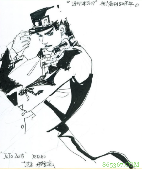 为啥网友画的JOJO风角色经常被吐槽？看看原作者画的就知道了