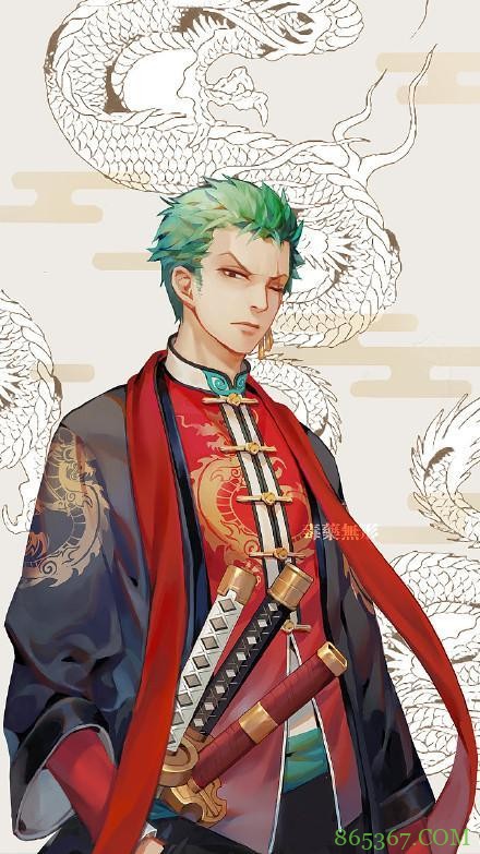 海贼王男神也走中国风,索大化身江湖侠客,路飞变身大当家