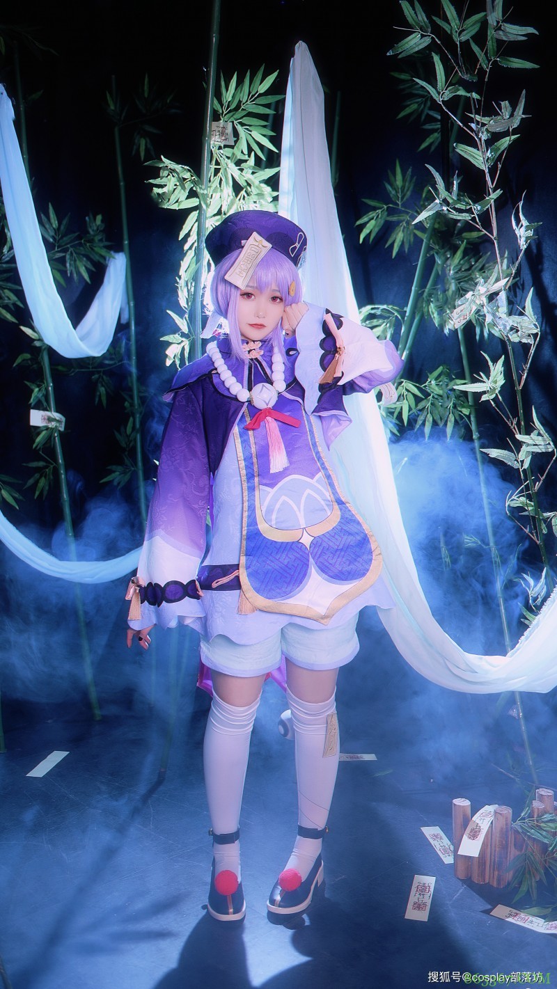 cos：原神七七cos正片@浅川，初次见面，我是七七