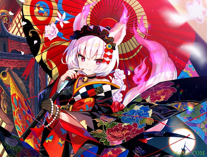 日本画师藤原宣布结婚，她的作品你多半见过，颜色太漂亮了