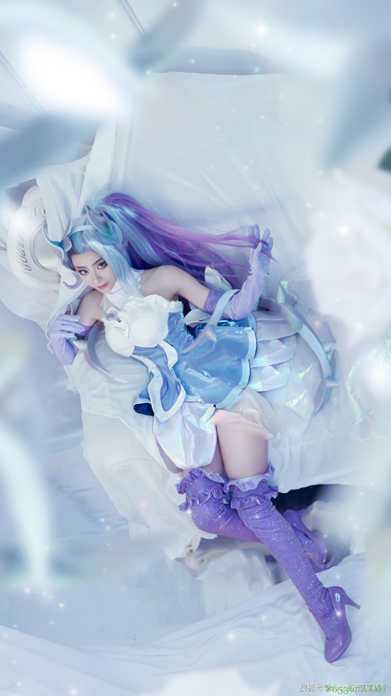cos:英雄联盟水晶玫瑰婕拉cos正片@阿井,英雄我来辅助你