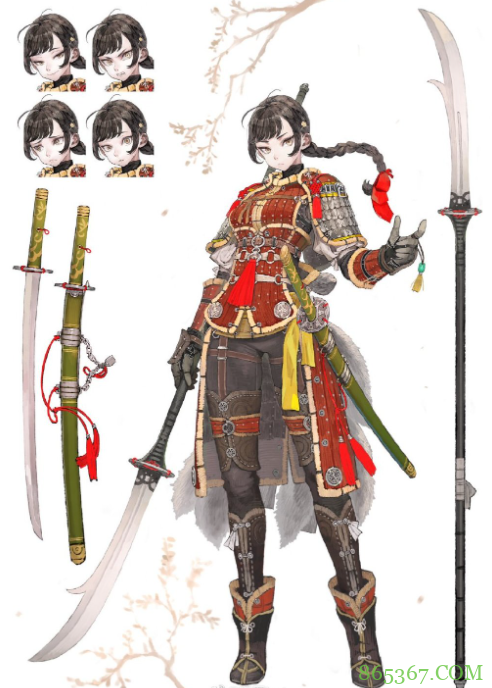 当可爱小姐姐拿起冷兵器,偃月刀自带霸气,流星锤一脸呆萌