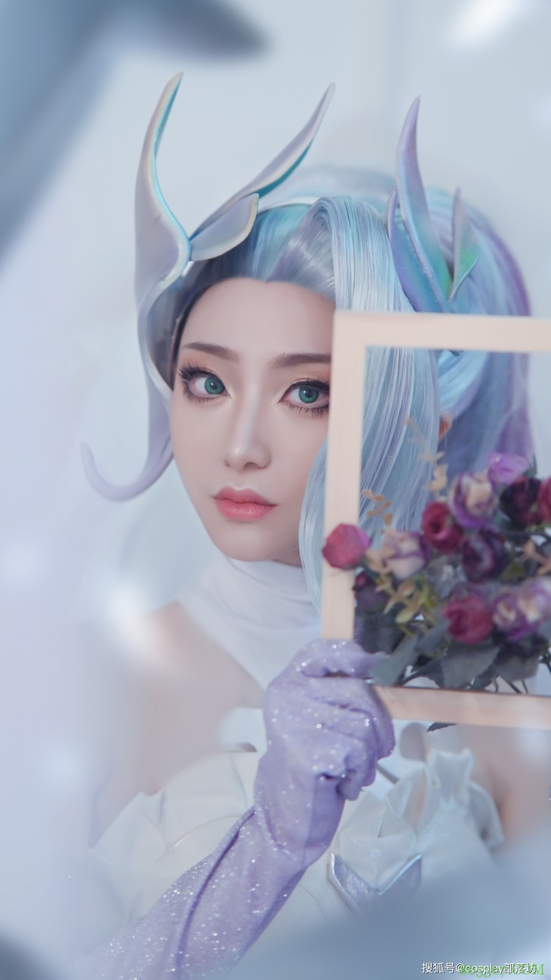 cos:英雄联盟水晶玫瑰婕拉cos正片@阿井,英雄我来辅助你