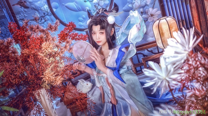 cos：王者荣耀嫦娥后羿如梦令cos正片@琴羽，奔向命定之人
