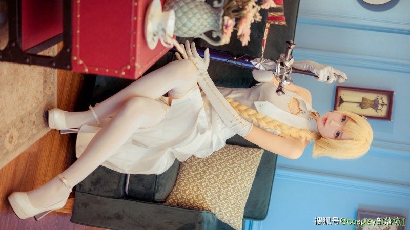 cos:旗袍贞德同人cos正片@然理理