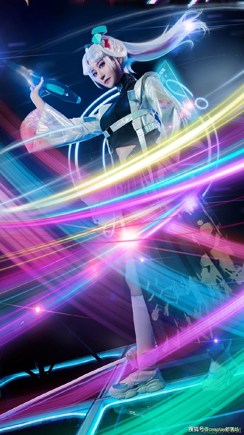 cos:王者荣耀上官婉儿kpl限定皮肤天狼绘梦者cos正片