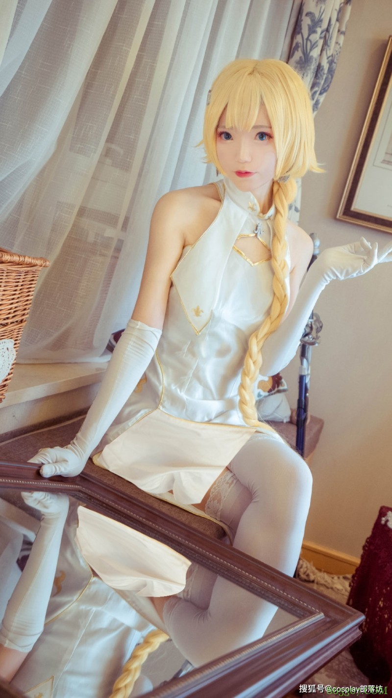 cos:旗袍贞德同人cos正片@然理理