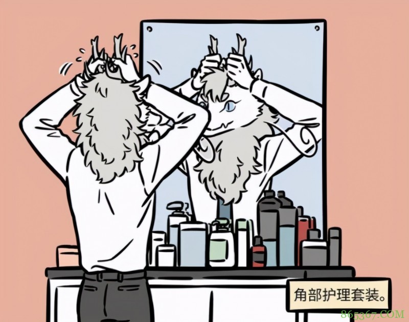 非人哉：本以为龙角很硬，结果剪刀都剪得断，用手都掰得下来