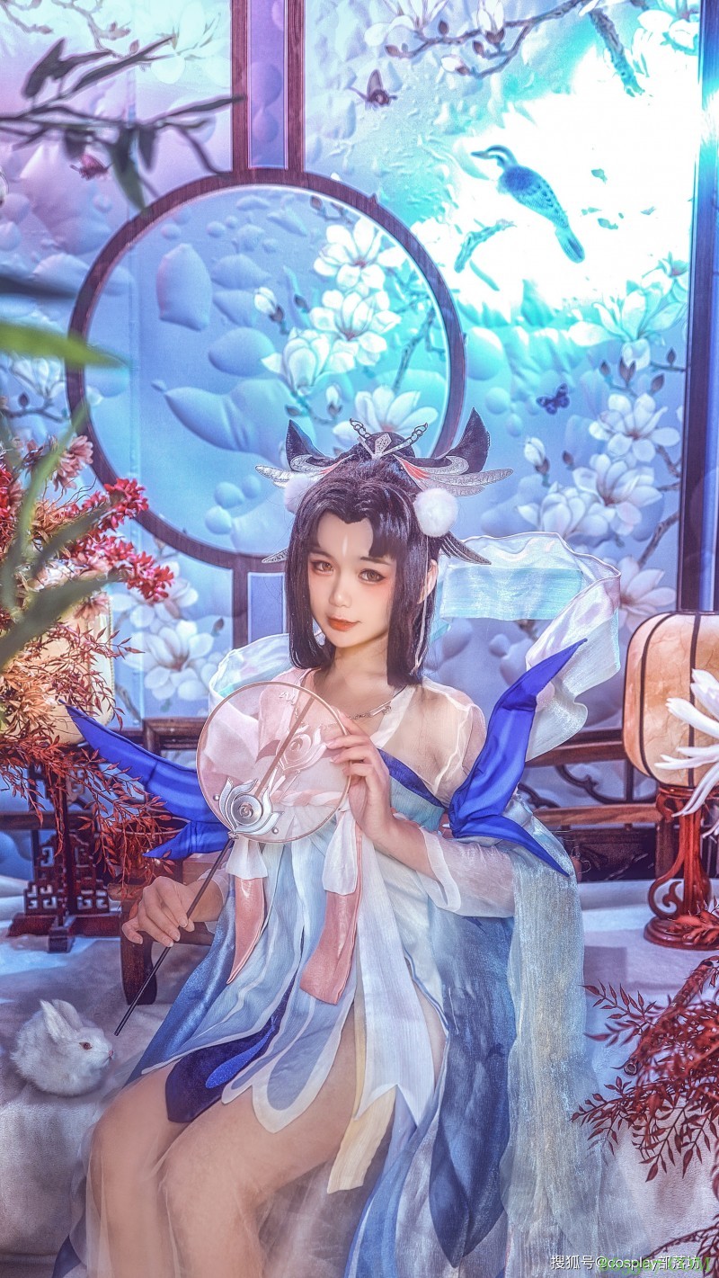 cos：王者荣耀嫦娥后羿如梦令cos正片@琴羽，奔向命定之人