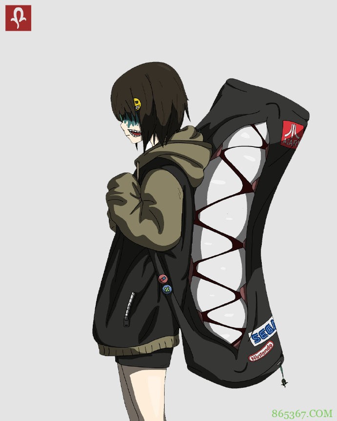 画师笔下的战斗少女，不仅有拿刀的连步枪都有，组队打妖怪可以啊