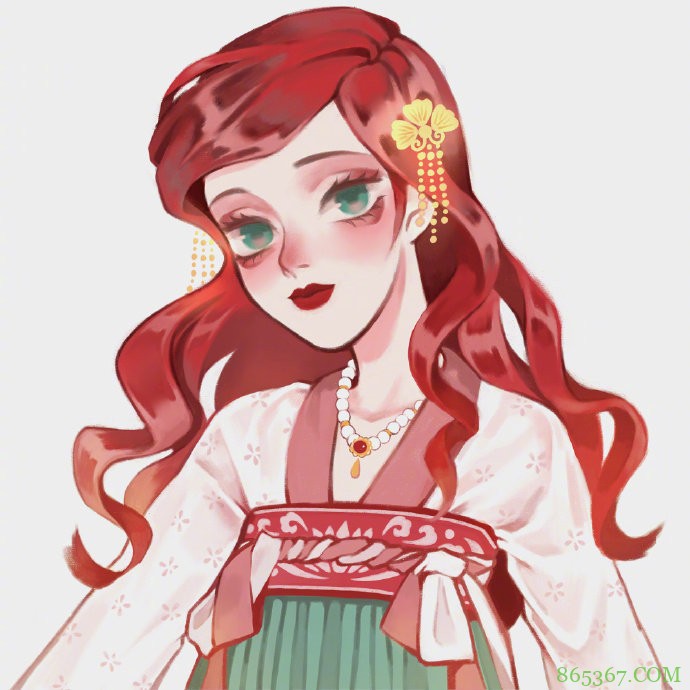 迪士尼公主穿汉服，花木兰这一身绝了，白艾莎女王妥妥的古风美人