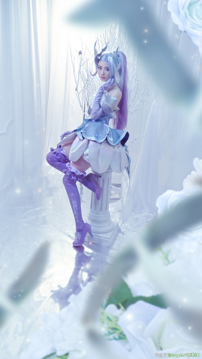 cos:英雄联盟水晶玫瑰婕拉cos正片@阿井,英雄我来辅助你