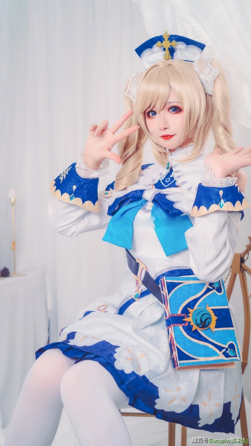 cos:原神芭芭拉cos正片@促织