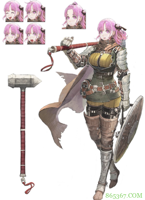 当可爱小姐姐拿起冷兵器,偃月刀自带霸气,流星锤一脸呆萌