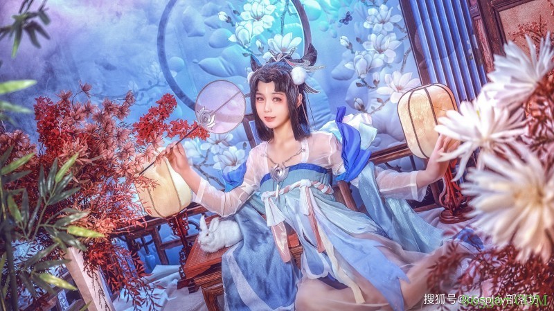 cos：王者荣耀嫦娥后羿如梦令cos正片@琴羽，奔向命定之人
