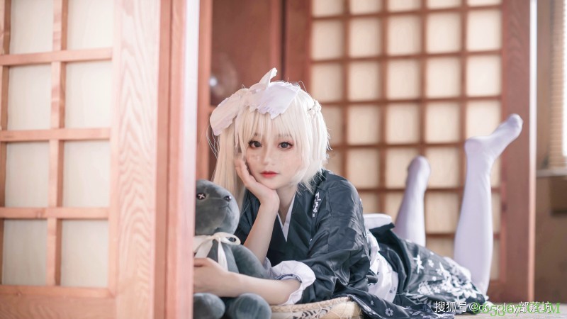 cos：和服穹妹cos正片@喵喵子，​要一直一直跟穹在一起哦