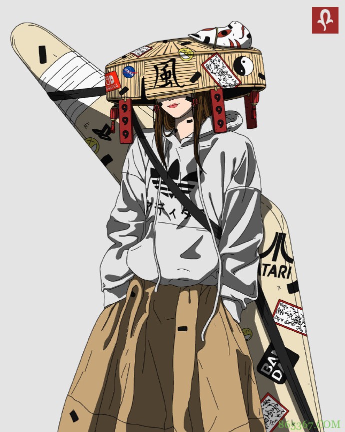 画师笔下的战斗少女，不仅有拿刀的连步枪都有，组队打妖怪可以啊