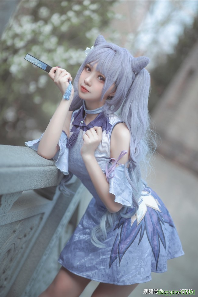 cos：原神刻晴同人旗袍cos正片@瑾默